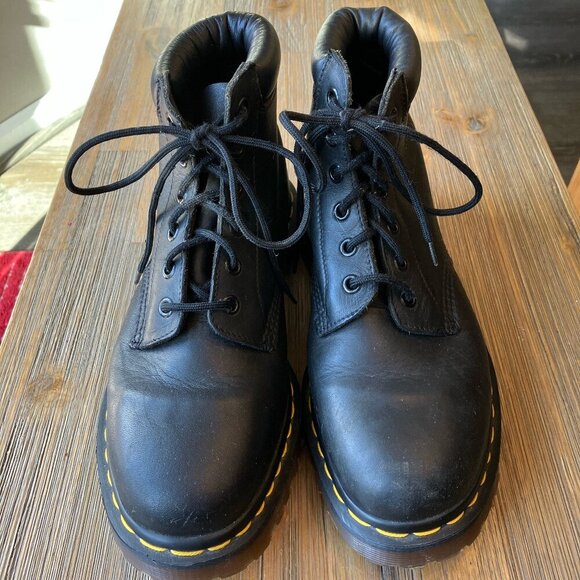 Doc Martens 939 Ben Boot black leather lace up size 7/9 - Picture 2 of 5
